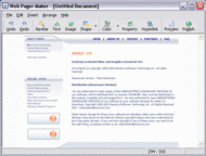 Web Page Maker screenshot